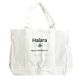 Halara White Athletic Tote Bag